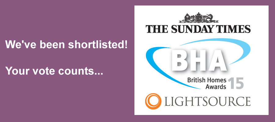 We've been shortlisted! Your vote counts...